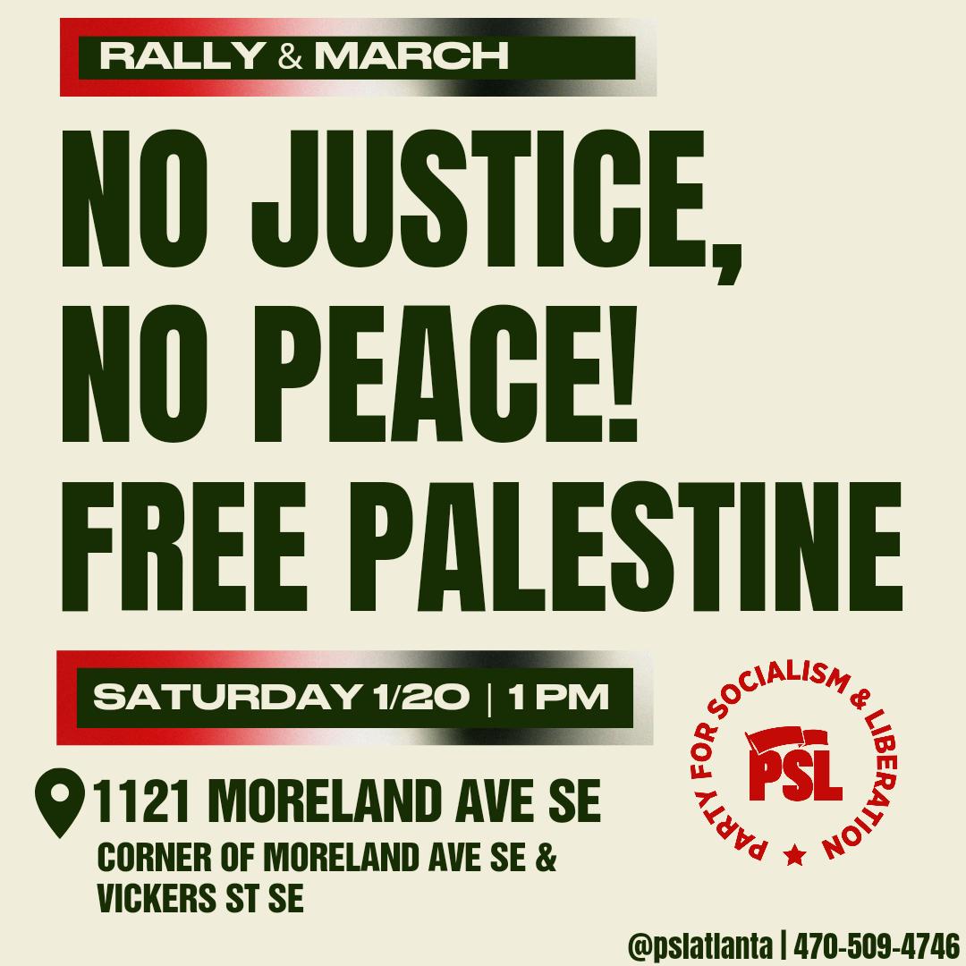 March & Rally for Palestine